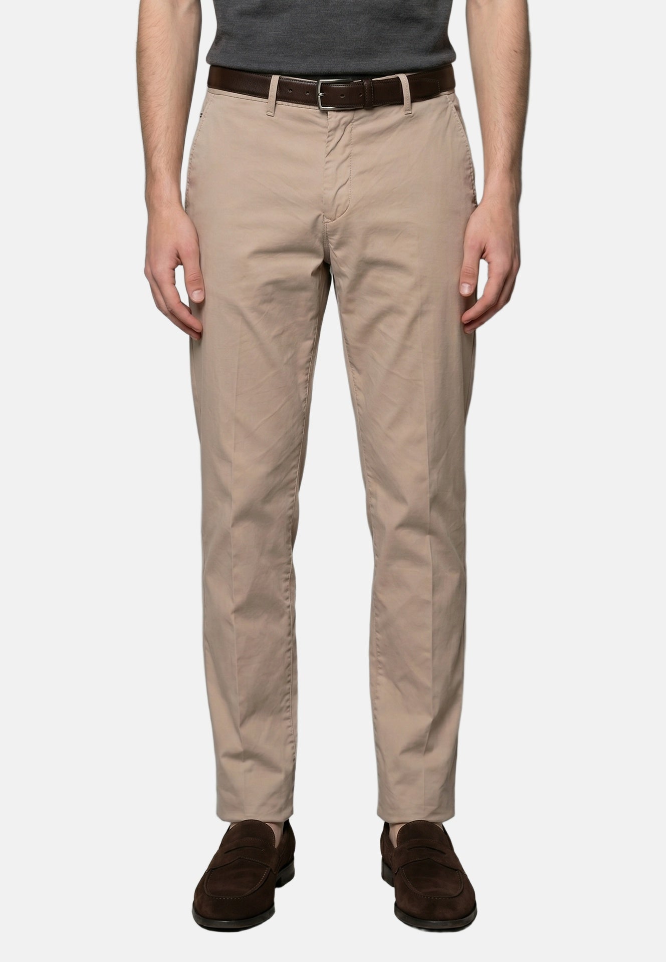 Jeans in Cotone Beige Navigare