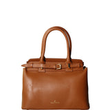 Borsa a Spalla in Dollaro Leather Cuoio