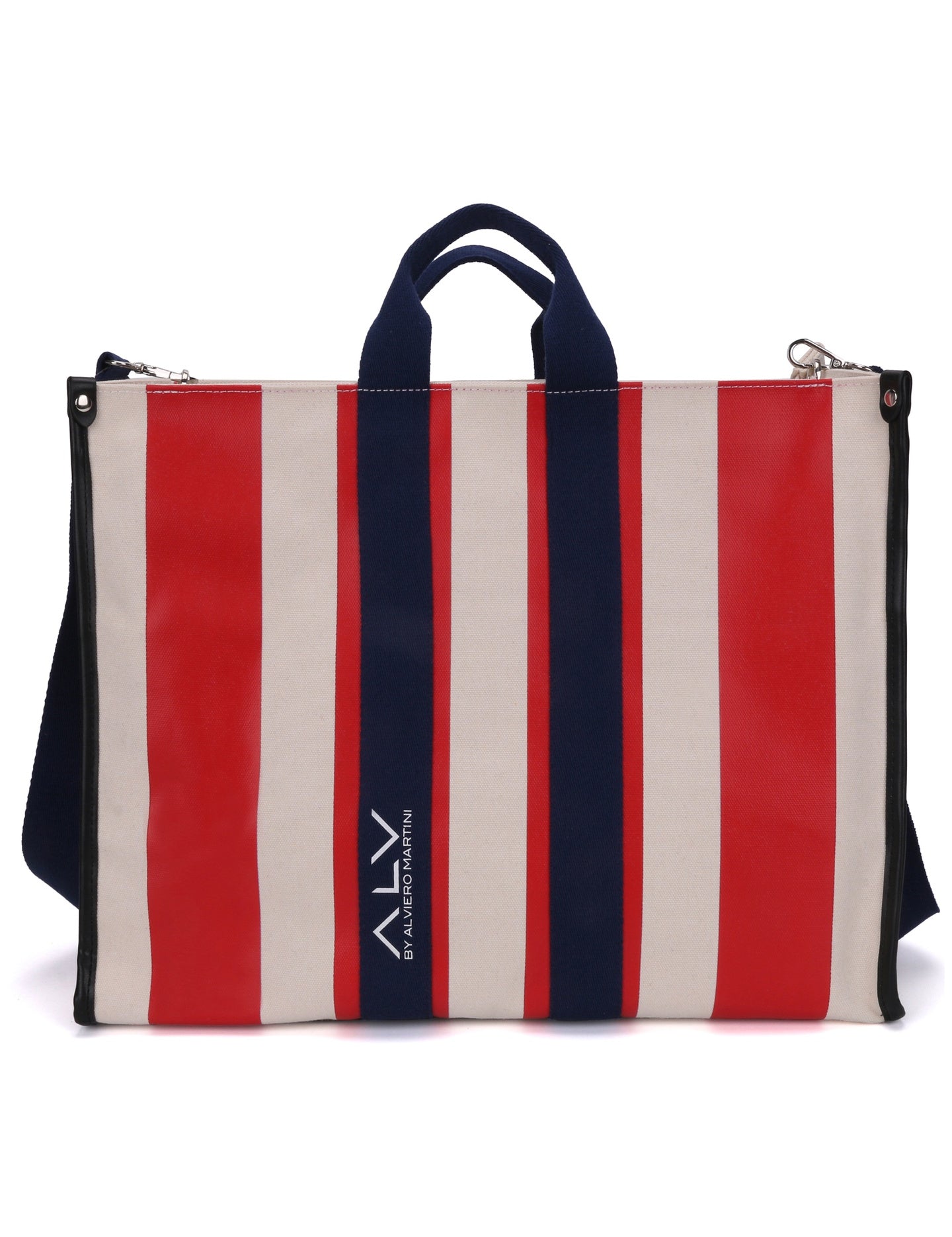 Borsa Shopper da donna ALV - Blu Scuro