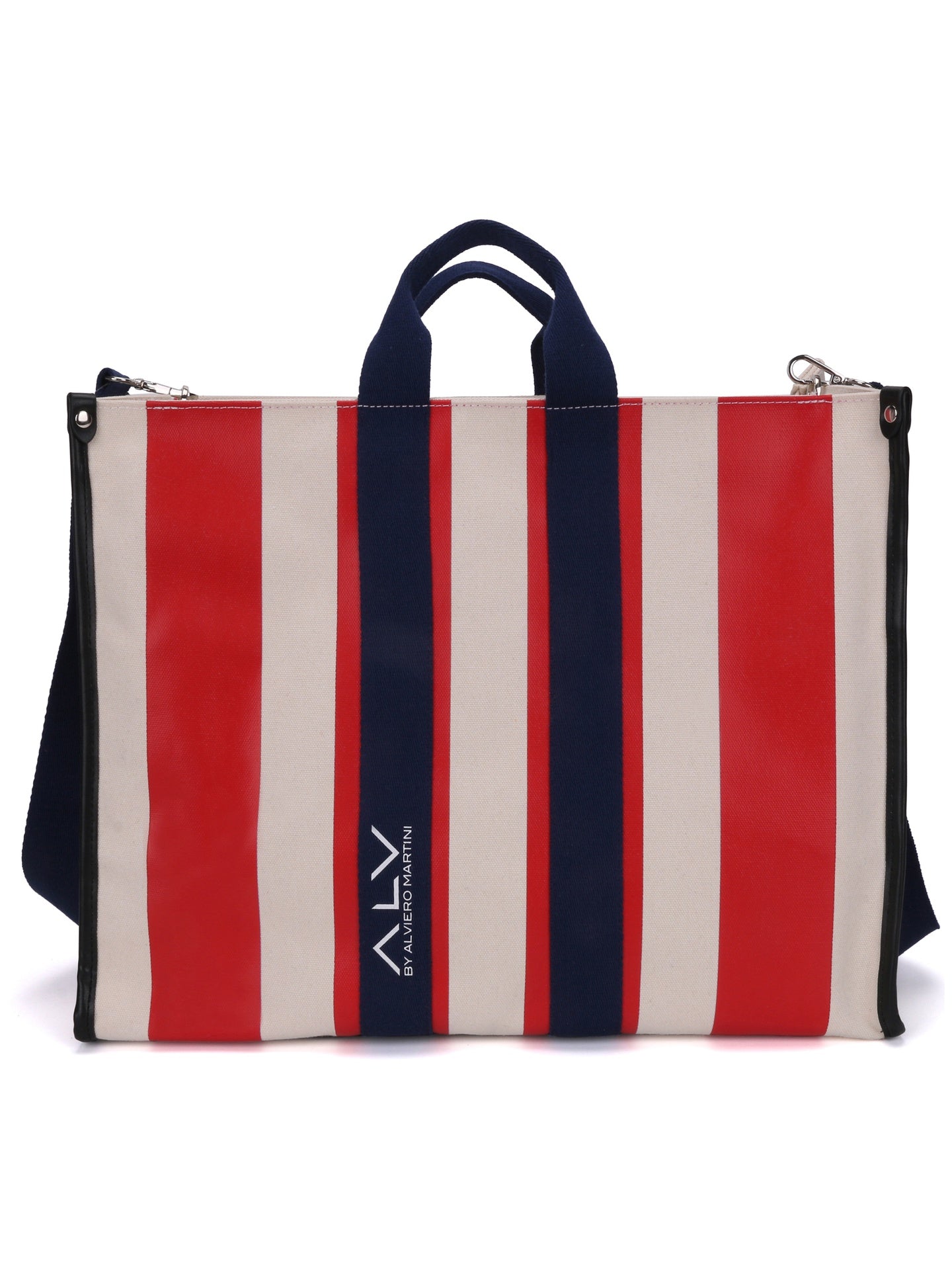 Borsa Shopper da donna ALV - Blu Scuro