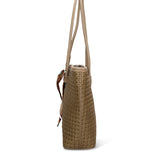 Borsa a Mano Donna in Pelle Vegana Verde