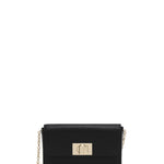Borsa a Tracolla in Palmellato Leather Nero Furla
