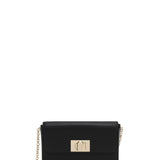 Borsa a Tracolla in Palmellato Leather Nero Furla