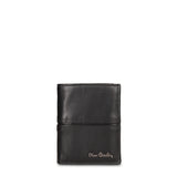 Portafoglio Uomo in Vera Pelle in Vera Pelle Nero Pierre Cardin