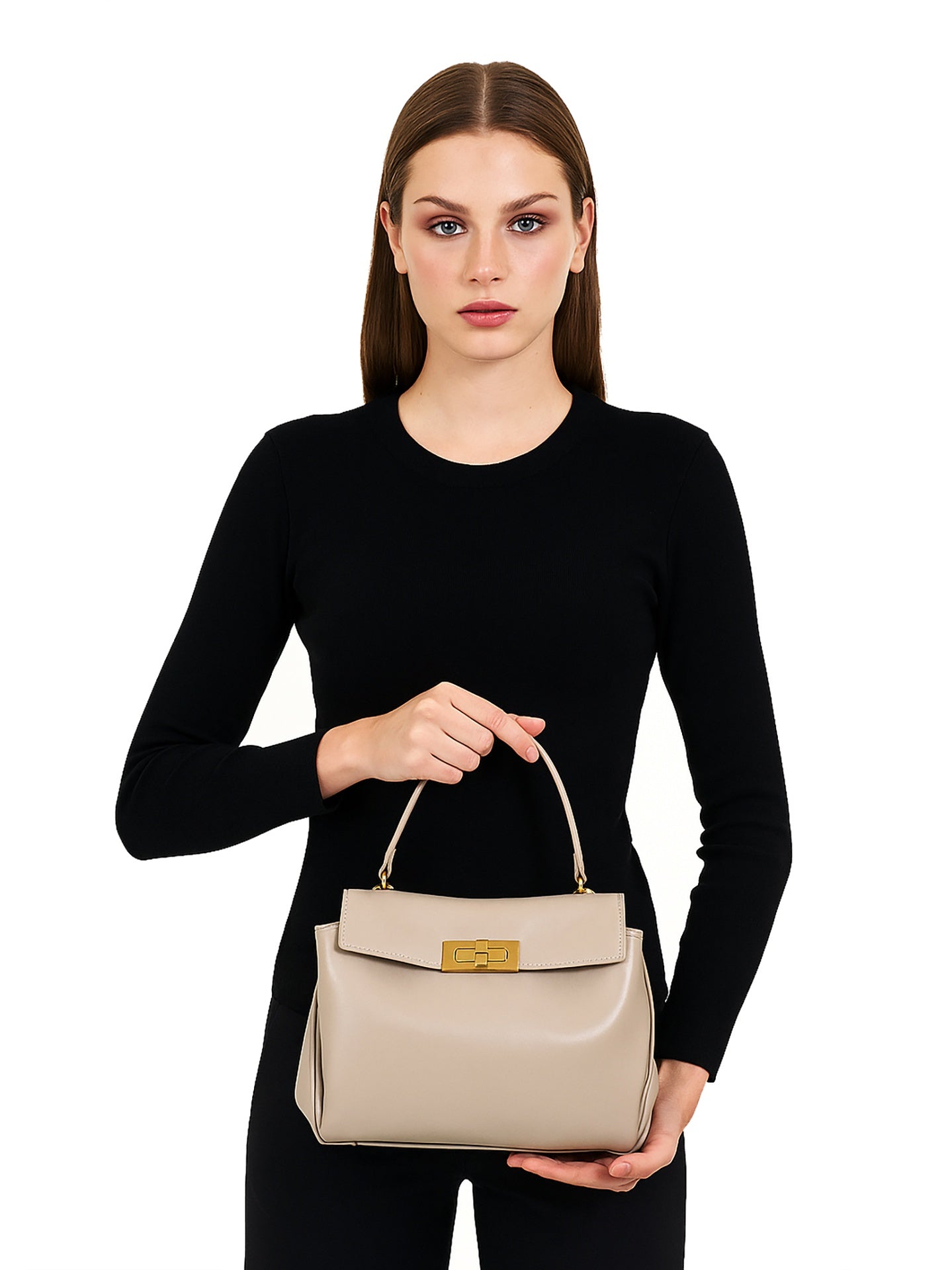 Borsa a spalla 22199 | Taupe - Secretrend
