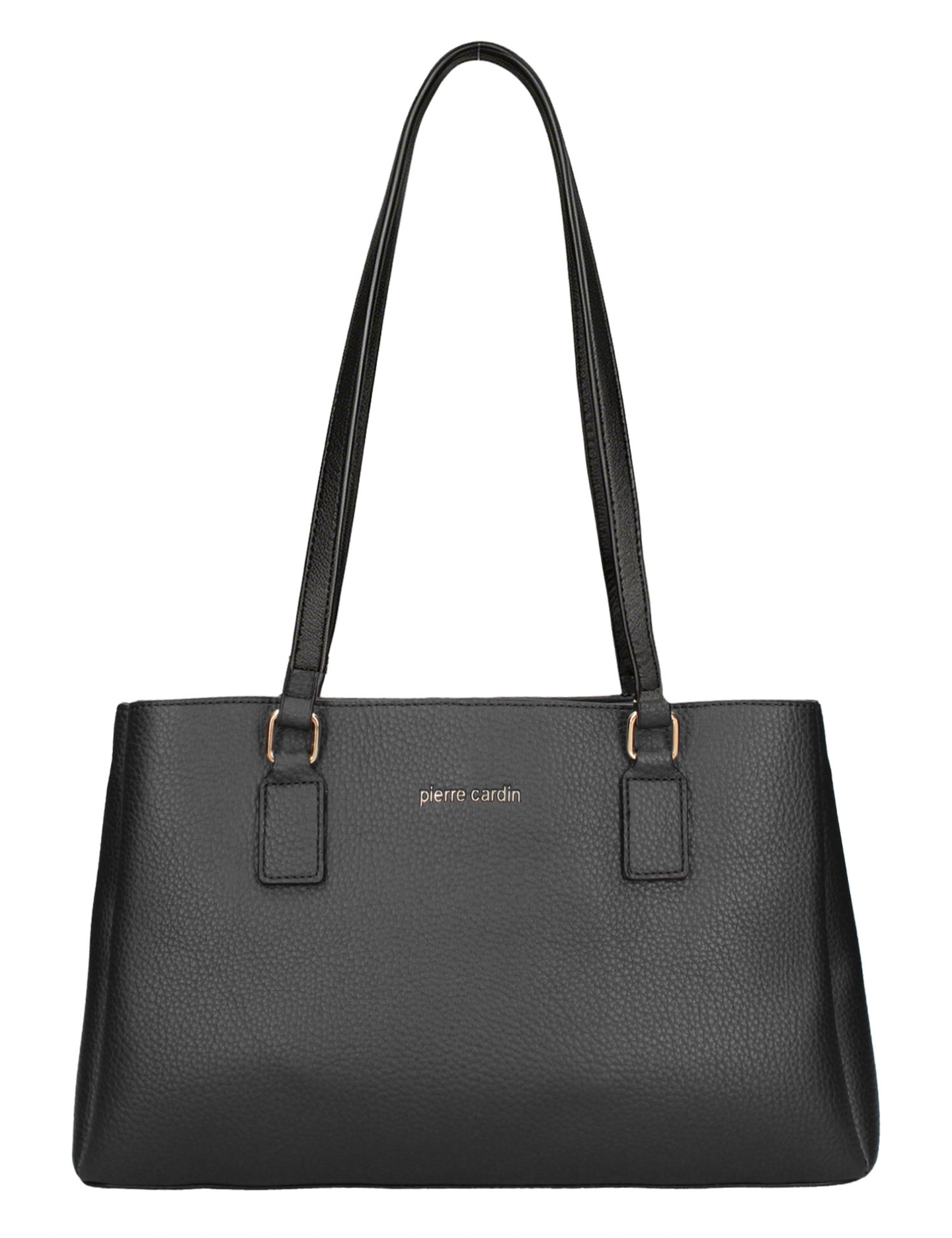 Borsa a Spalla in Pelle Vegana Nero Pierre Cardin