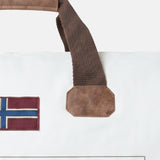 Borsa a spalla in Cotone Beige