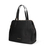 Borsa a Mano in Pelle Vegana Nero