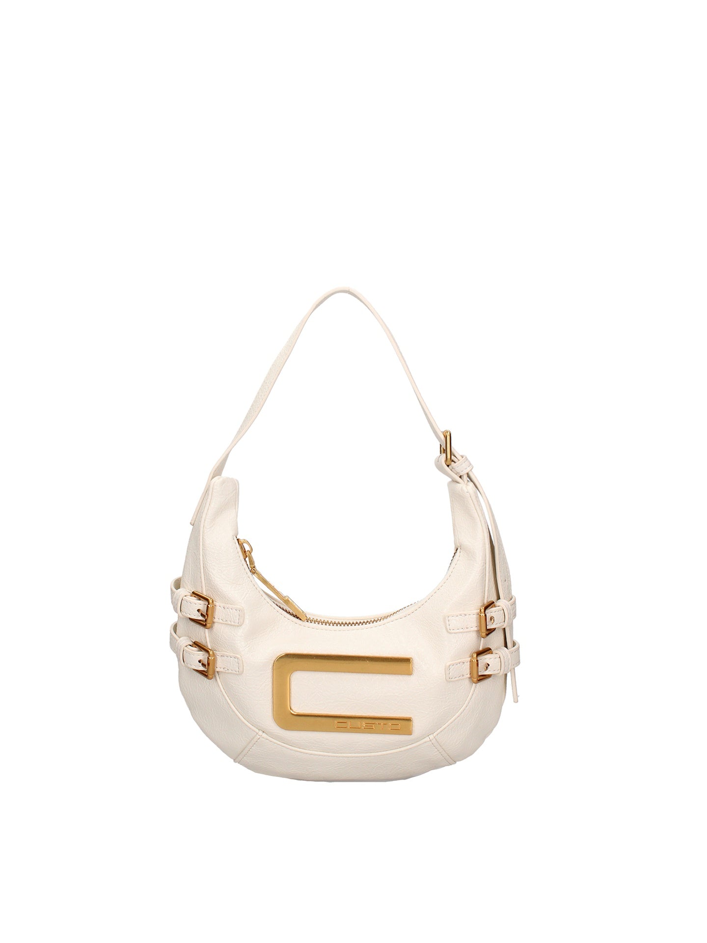 Borsa a spalla CUSTO - Bianco