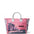Borsa a Mano in Cotone Multicolore e Grigio Braccialini