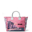 Borsa a Mano in Cotone Multicolore e Grigio Braccialini