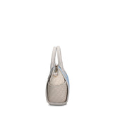 Borsa a Mano in Pelle Vegana Blu
