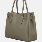 Borsa a mano in Pelle Vegana Verde