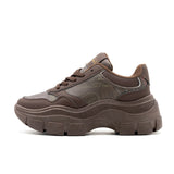 Sneakers in Poliestere Marrone