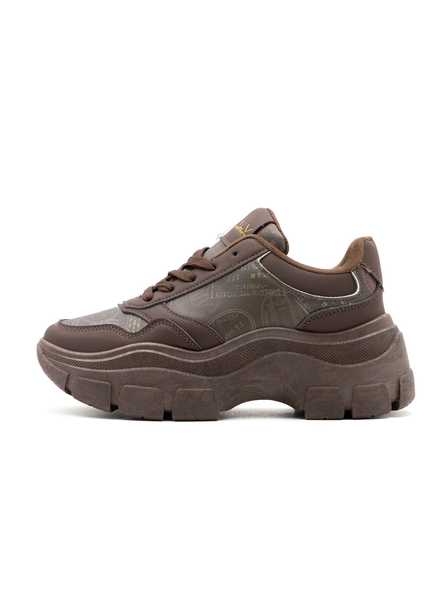 Sneakers in Poliestere Marrone