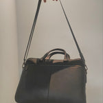 Borsa a Mano in Vera Pelle Nero