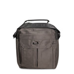 Borsa a Tracolla in 100% Pu Vegan Leather Grigio