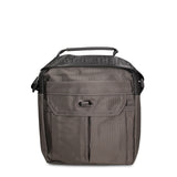 Borsa a Tracolla in 100% Pu Vegan Leather Grigio