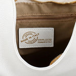 Borsa a Mano in Dollaro Leather Bianco