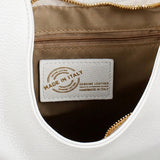 Borsa a Mano in Dollaro Leather Bianco