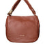 Borsa a Spalla in Vera Pelle Marrone Braccialini