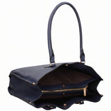 Borsa a Spalla in Pelle Vegana Blu
