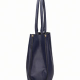 Borsa a Spalla in Pelle Vegana Blu