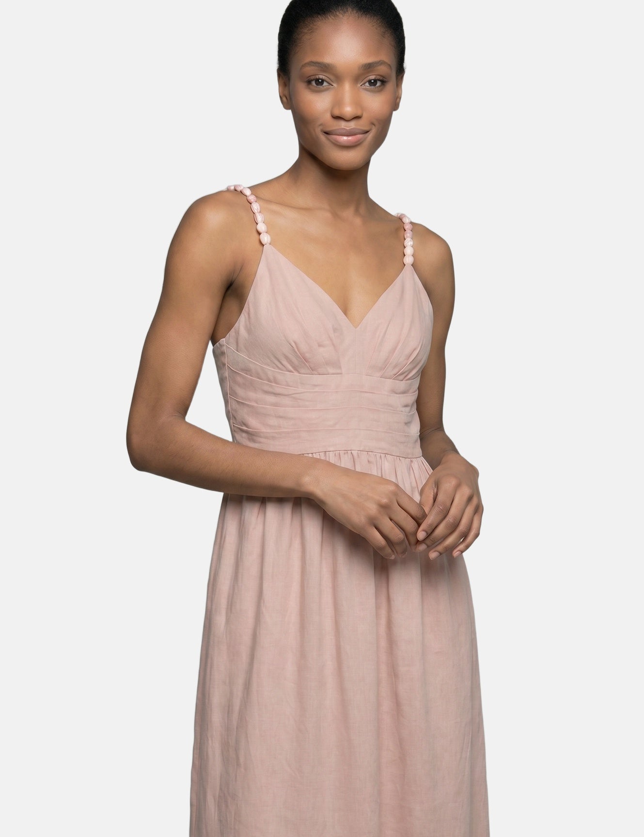 Vestito in Viscosa Rosa