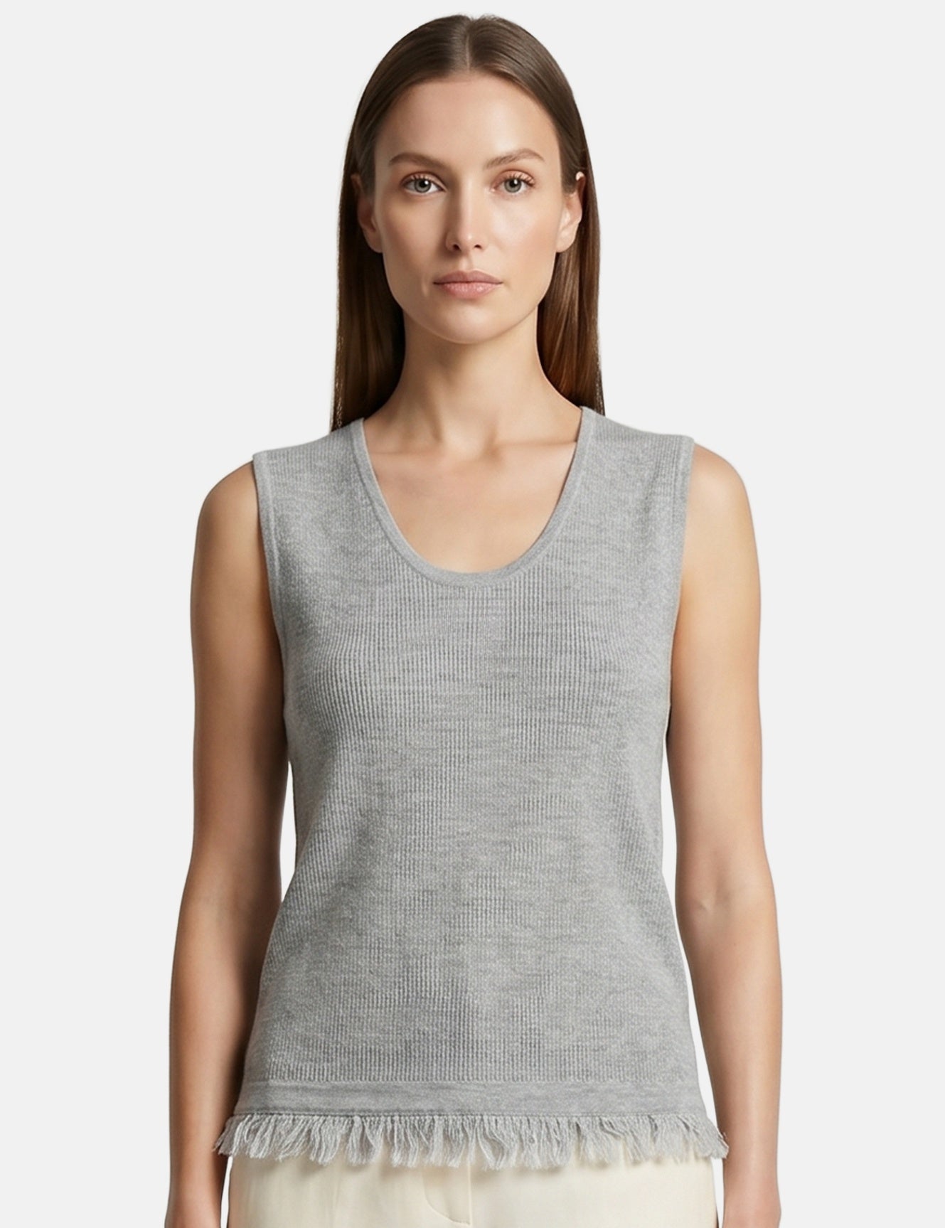 Vestito in Poliestere Grigio Roberta Rossi
