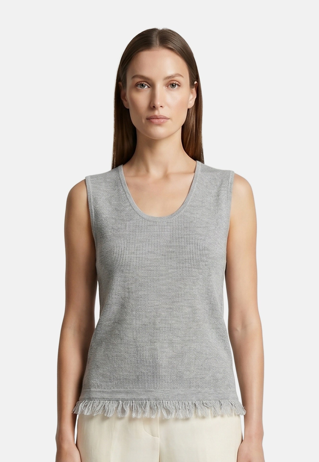 Vestito in Poliestere Grigio Roberta Rossi