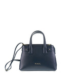 Borsa a Mano in Vera Pelle Navy Pierre Cardin