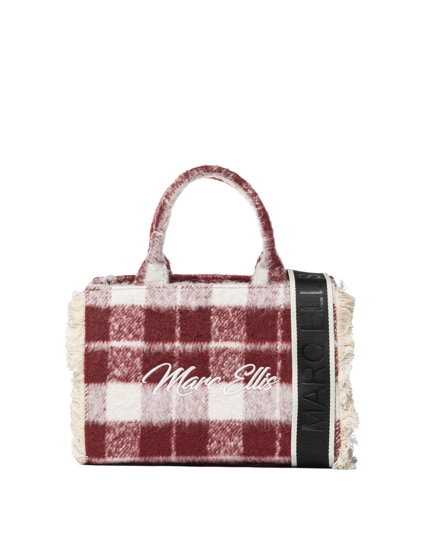 Buby Check M Borsa a spalla | Rubino | Marc Ellis