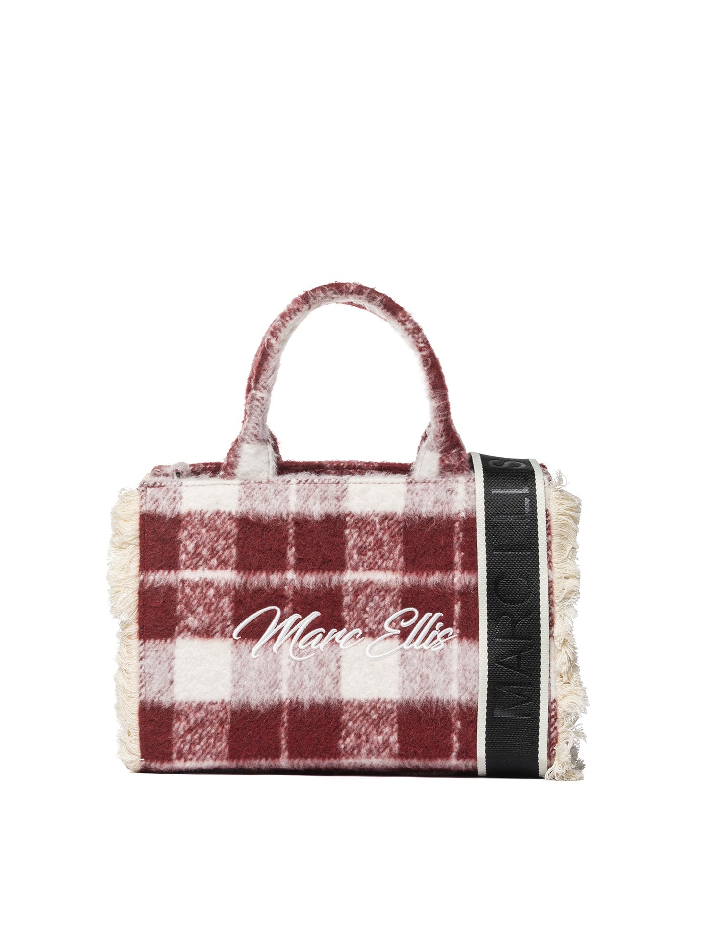 Buby Check M Borsa a spalla | Rubino | Marc Ellis