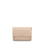 Borsa a Tracolla in Pelle Vegana Taupe Pierre Cardin