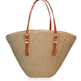 Braune Schultertasche aus echtem Leder