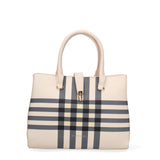 Borsa a Mano in Polyester Avorio Pierre Cardin
