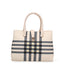 Borsa a Mano in Polyester Avorio Pierre Cardin