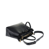 Borsa a Mano in Vera Pelle Nero
