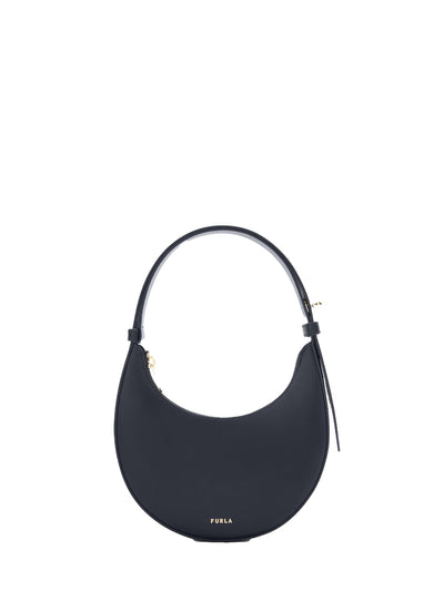 Borsa a Mano in Ruga Leather Blu Jeans
