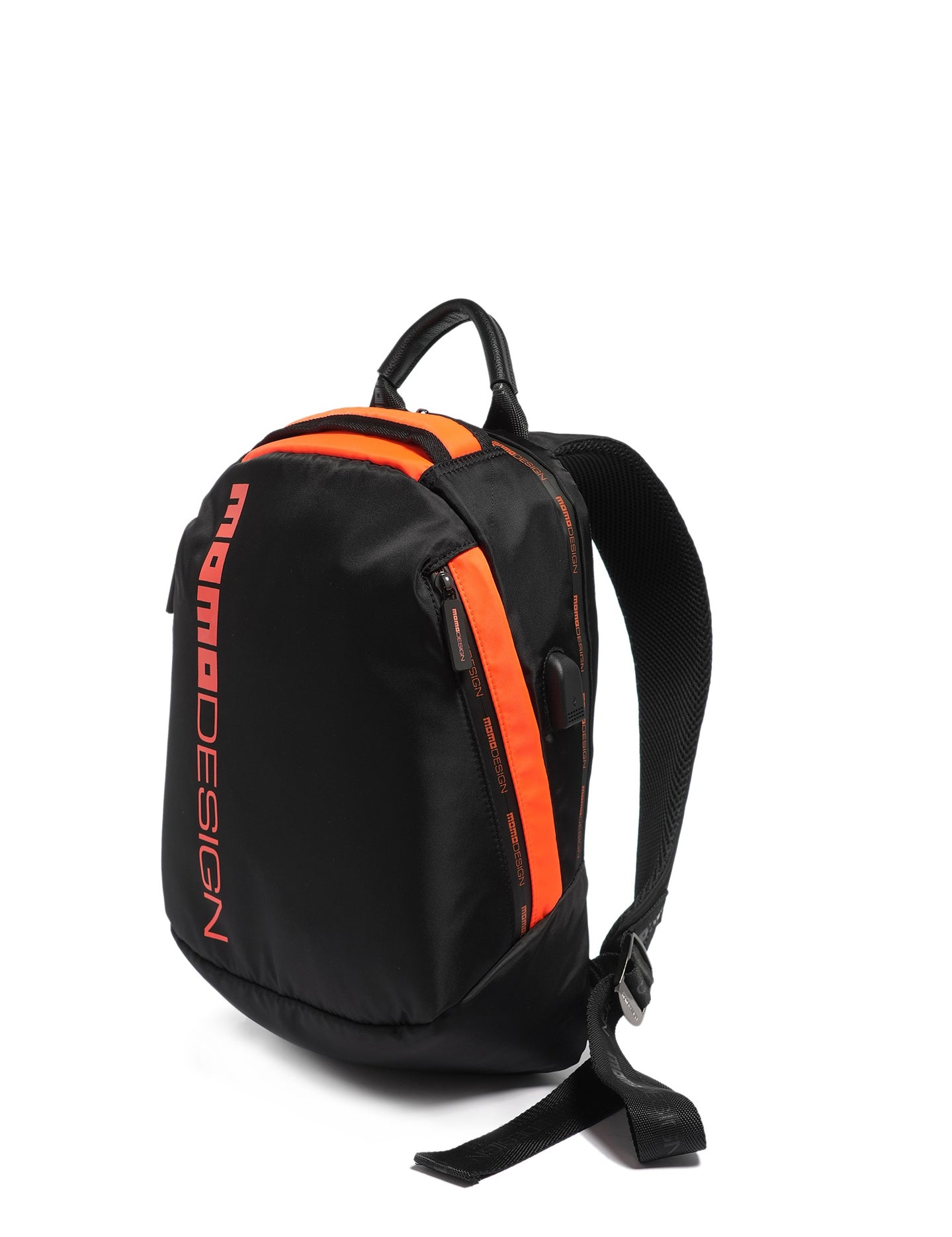 Zaino in Polyurethane Nero