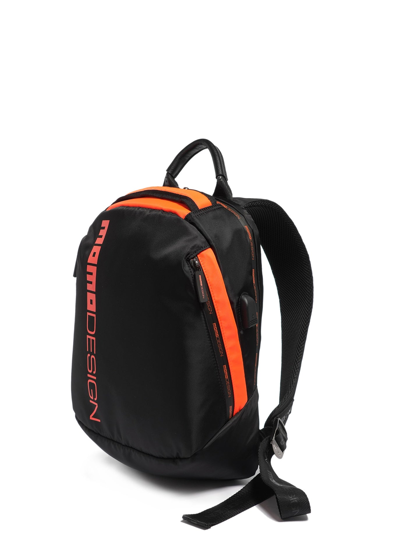 Zaino in Polyurethane Nero