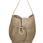 Borsa a Mano in Vera Pelle Cappuccino Chiara Ferretti