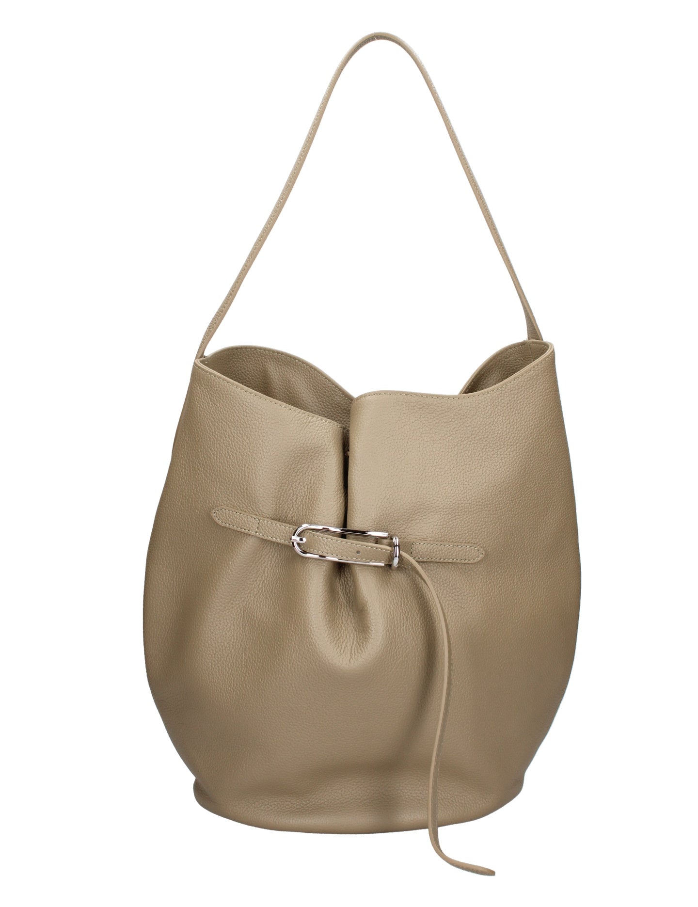 Borsa a Mano in Vera Pelle Cappuccino Chiara Ferretti