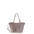 Borsa a Mano in Vera Pelle Taupe Pierre Cardin