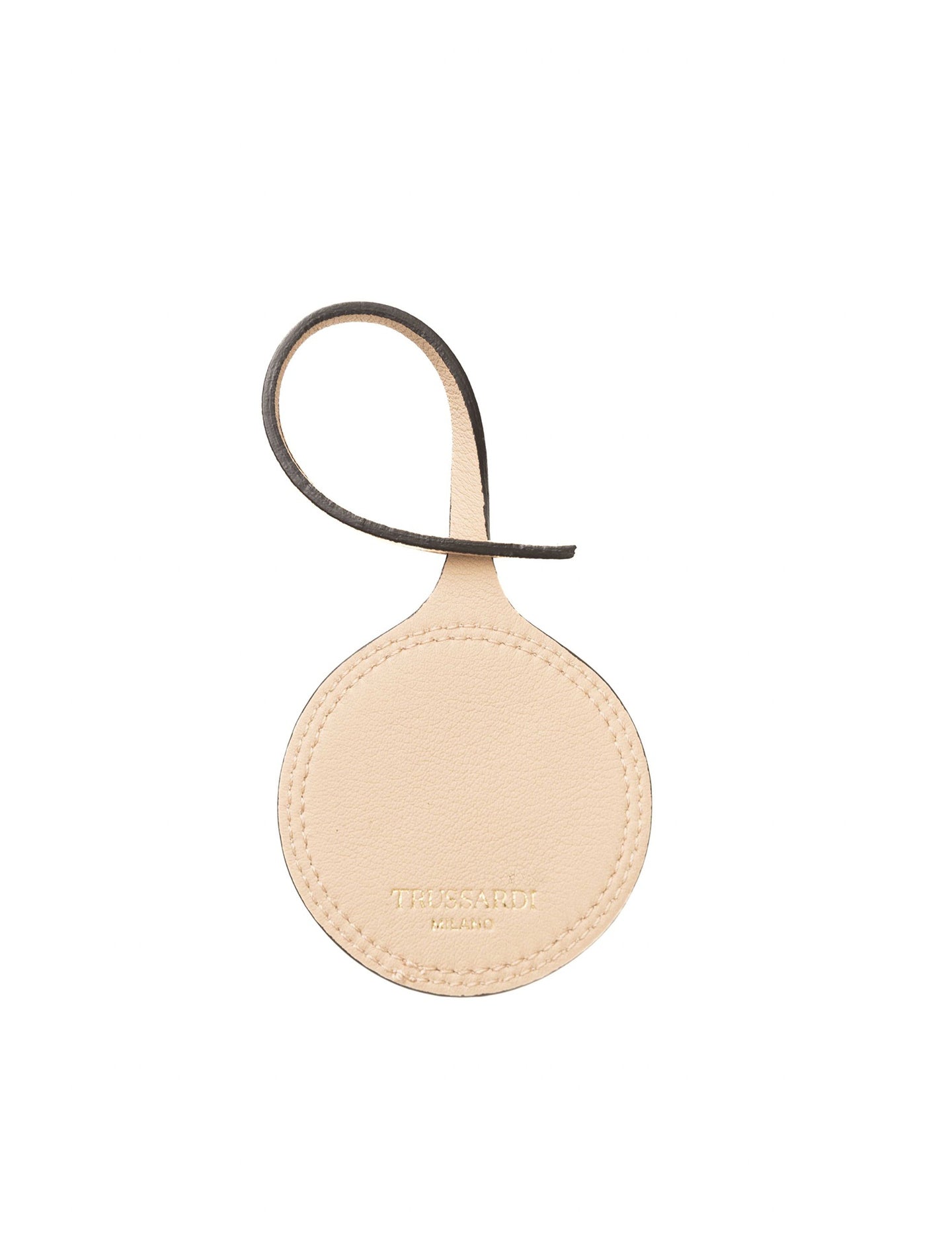 Ciondolo in Pelle Vegana Beige