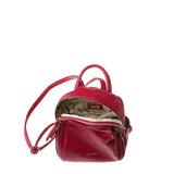 Zaino in Vera Pelle Rubino