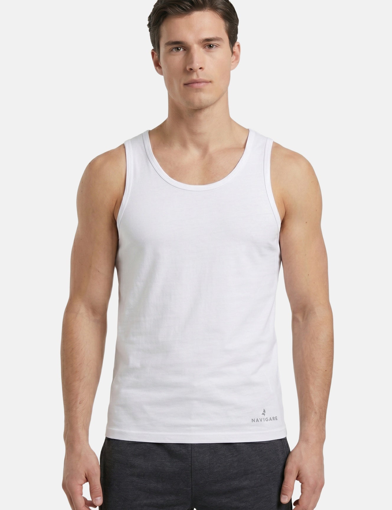Gilet in Cotone Bianco Navigare