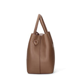 Brown Vegan Leather Handbag