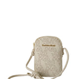 Borsa a tracolla in Pelle Vegana Beige GianMarco Venturi