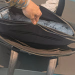 Borsa a Mano in Vera Pelle Nero